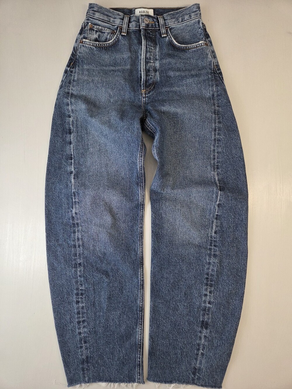 AGOLDE Luna Pieced Wide Leg Jeans